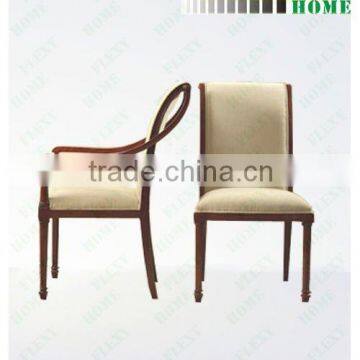 European style wooden dining chair