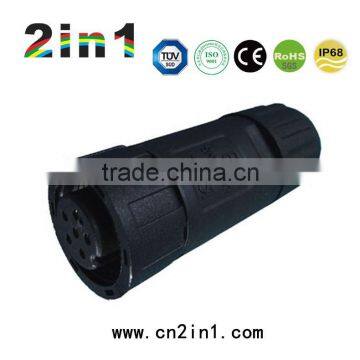 SQ14-6P Solder Cable 5A Nylon Electric IP68 Wire Waterproof Connector photo-4