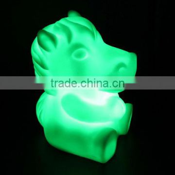 LED night light, colorful horse night light