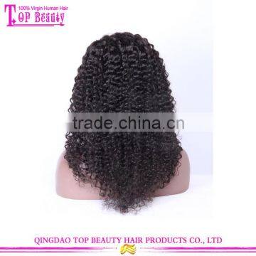 8A Grade 130%-200% Density Baby Hair Peruvian Human Hair Full Lace Wig Wavy Lace Frontal Wig photo-6