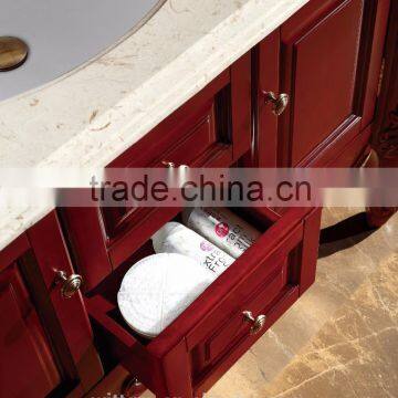 Hand Painted Rustic Bathroom Vanity Cabinet With Tops WTS1606 photo-5