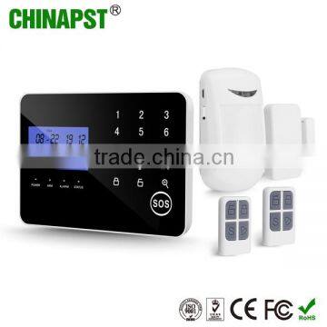 LCD display wireless home alarm gsm with pstn PST-PG994CQT