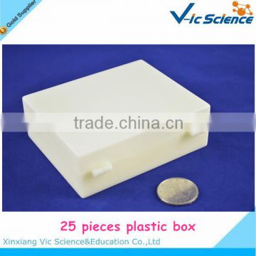 Safety biology glass slides plastic boxes from 100% factory