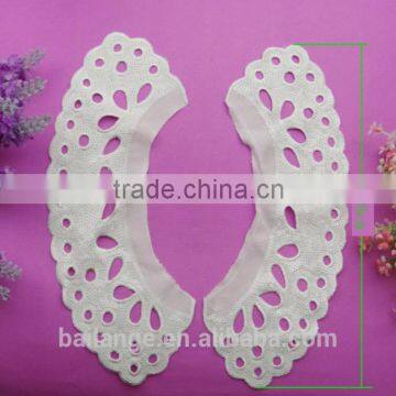 2015 wholesale fashion beaded embroidery lace collar for garment accessory