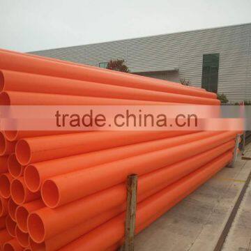 Black orange white hdpe electrical conduit pipe 110mm 75mm