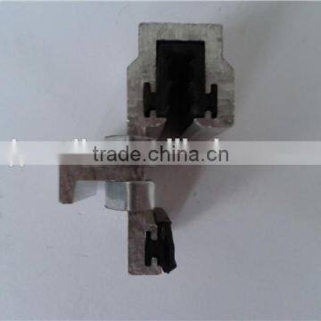 Widget of terracotta panel fixing system for curtain wall with high grade