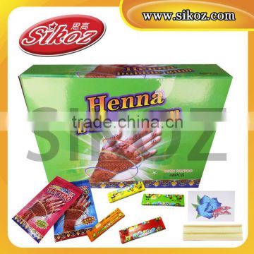 SIKOZ Brand HOT SELL GUM!Happy Tattoo Gum/ Rocket Sticker Tattoo Bubble Gum/ Chewing Gum With Tattoo