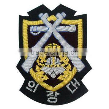 wholesale metallic thread embroidery for uniform