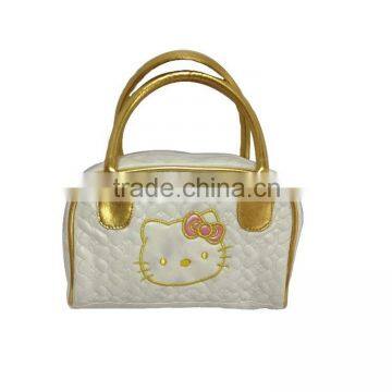 Leather tote bag of women's bag