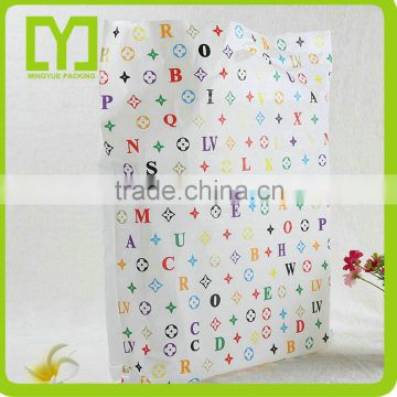 top quality die cut handle shopping bag new style die cut handle plastic bag