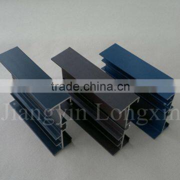 Good Treatment Blue Powder Coating Aluminium Window Profiles