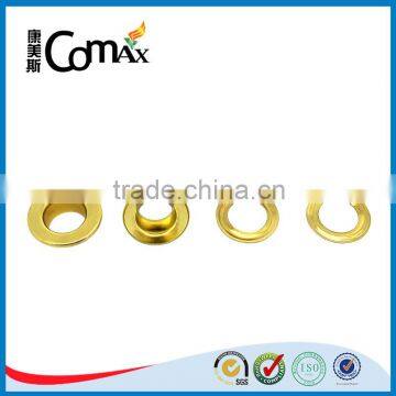 Free samples high end gold 40mm metal ring curtain eyelets