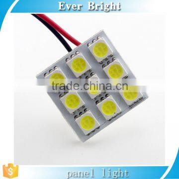 T10 Ba9s Festoon With 3 Adapters 9SMD 5050 9 Smd Led 3 Chips Car Panel Roof Reading Light Bulb Lamps Lights White photo-3