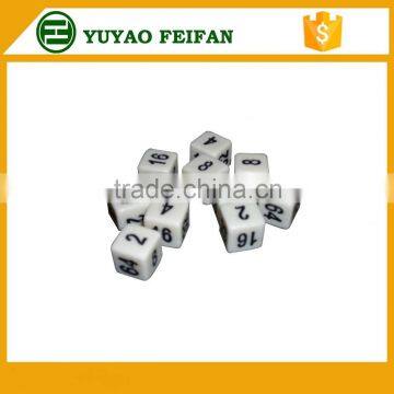 6 sided dice round corner dice for games white dice with numbers