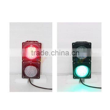 Customized Mini 100mm PC Cobwebby Led Signal Traffic Light for School Teaching photo-5