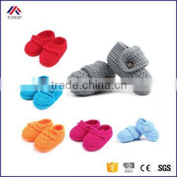 Wholesale solid color comfortable infant newborn knitted baby socks