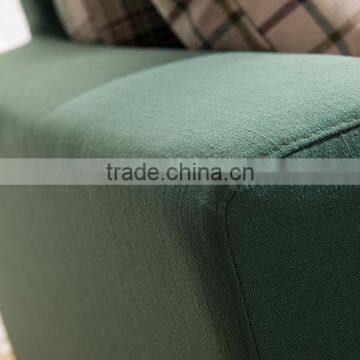 Japanese Style or Rural Style Fabric L Shape Sofa With Stool photo-6