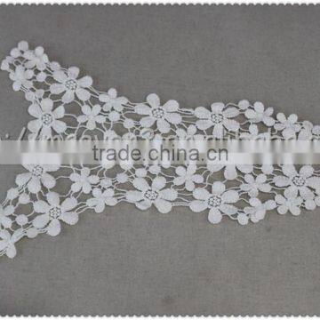 2016 New Wholesale Machine Embroidery Neckline 100% Cotton Crochet Lace Collar photo-6