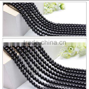 DIY Jewelry Accessories Necklace Bracelet Beads 4mm 6mm 8mm 10mm 12mm 14mm 16mm Wholesale Cheap Black Natural Agate Bead photo-2