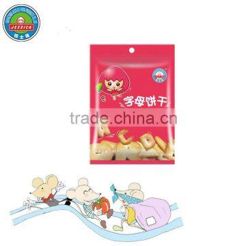 60g Strawberry Alphabet Baby Biscuit Manufacture