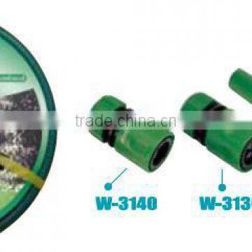 1/2" 15 Meters 4 Pcs Twist Nozzle Reinforced Garden Hose Set