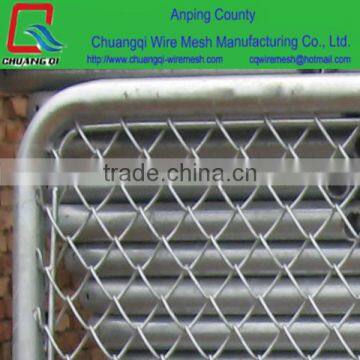 Sports Ground Removable Chain Link Fence / chain link wire mesh fence