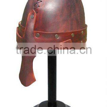 Medieval Leather Norman Nasal Helmet