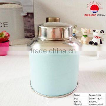 High quality Copper plating stainless steel tea canister food canister,tea canister/coffee canister/sugar canister