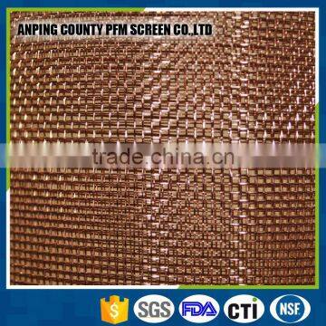 Brass Round Wire Mesh Cloth Factory Sale