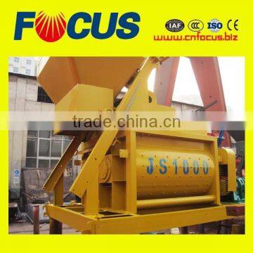 Good quality portable concrete mixer JS1000 sicoma twin shaft concrete mixer