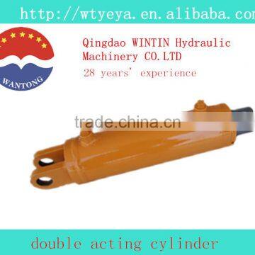 small double acting welded hydraulic cylinder for trailer and truck