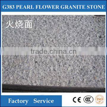 High Quality Grey Natural Granite Stone Tiles, Flamed Pearl Flower Granite Stone Tiles