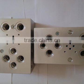 cnc milled raw aluminum block