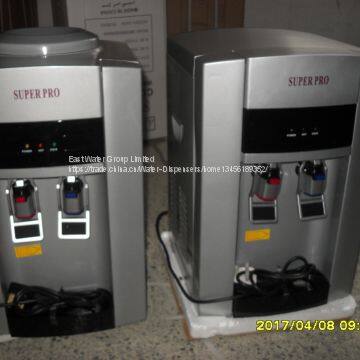 Competitive Desktop Pou uf Water Filter Cooler Dispenser 4 Stages With UV Lamp Hot&cold Water Compressor Cooling,OEM Ser photo-4