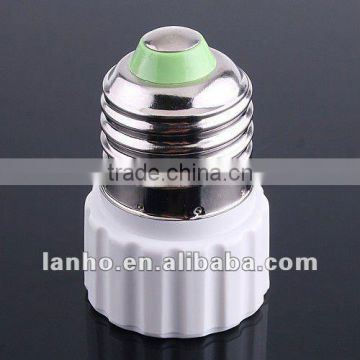 E27 to GU10 LED Light Lamp Bulb Socket Adapter Converter White