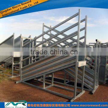 AS/NZS 304 316 4m Steel Cattle Adjustable Loading Ramp for Farms photo-4