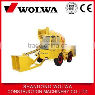 2 capacity to 3 capacity self loading mobile concrete mixer