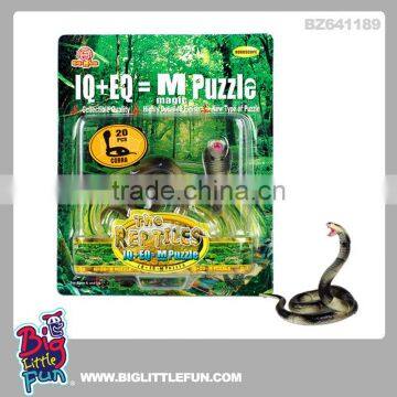 Plastic assembly toys snake