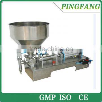 Semi automatic filling machine for honey, juice, cosmetics cream and syrup with best price