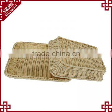 PE Rattan Crafts Supermarket Display Basket for Fruit and Vegetable photo-6