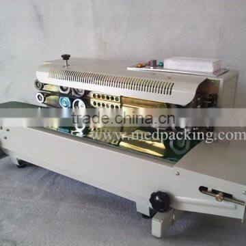 FR900 Plastic Film Sealing Machine+Horizontal Sealing+Date Printing+Seal Belt photo-2