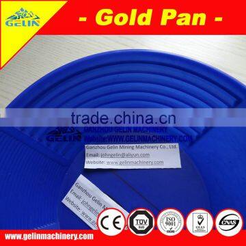 Low cost washing gold by hand pan