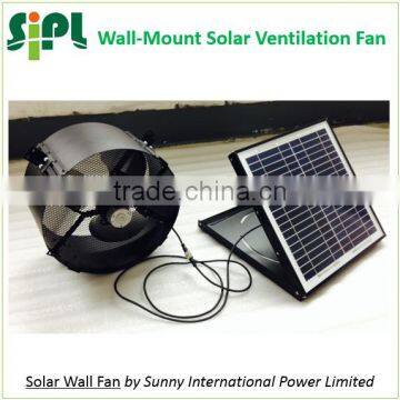 SUNNY FAN SN2015011 14 Inch 20 Watt Wall Mounted Solar Heat Exhaust Fan Air Extractor Ventilation Fan Blower photo-2