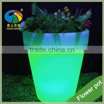 Light Up Color Landscape OEM LED Flower Planter Pot