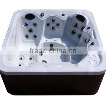 2015 Chinese LED Lights for 5 Person L312 Lucite Acrylic Outdoor Massage Bathtub photo-5