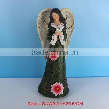 Resin Winged Guardian Angel Statue photo-6