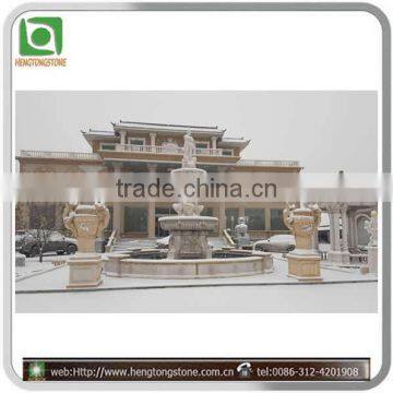 Coffee Color Stone Carved Figure Fireplace photo-6