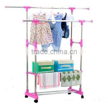 Clothes Rack Clothes Drying Rack With Shelves photo-5