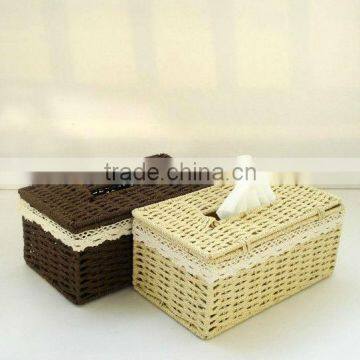 decorative car tissue paper covered box