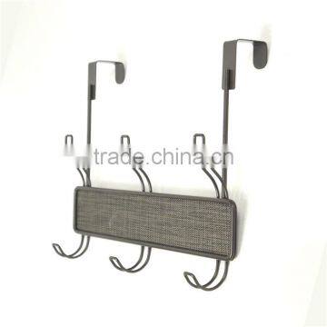 New Metal Wall Rack, 3 Hooks, Bronze photo-3